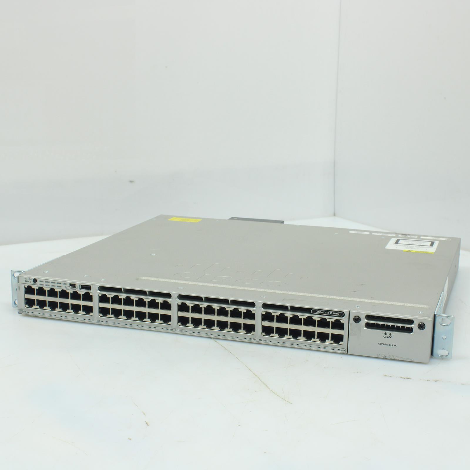 Cisco Catalyst WS-C3850-48P-L 48-Port PoE Ethernet Network Switch