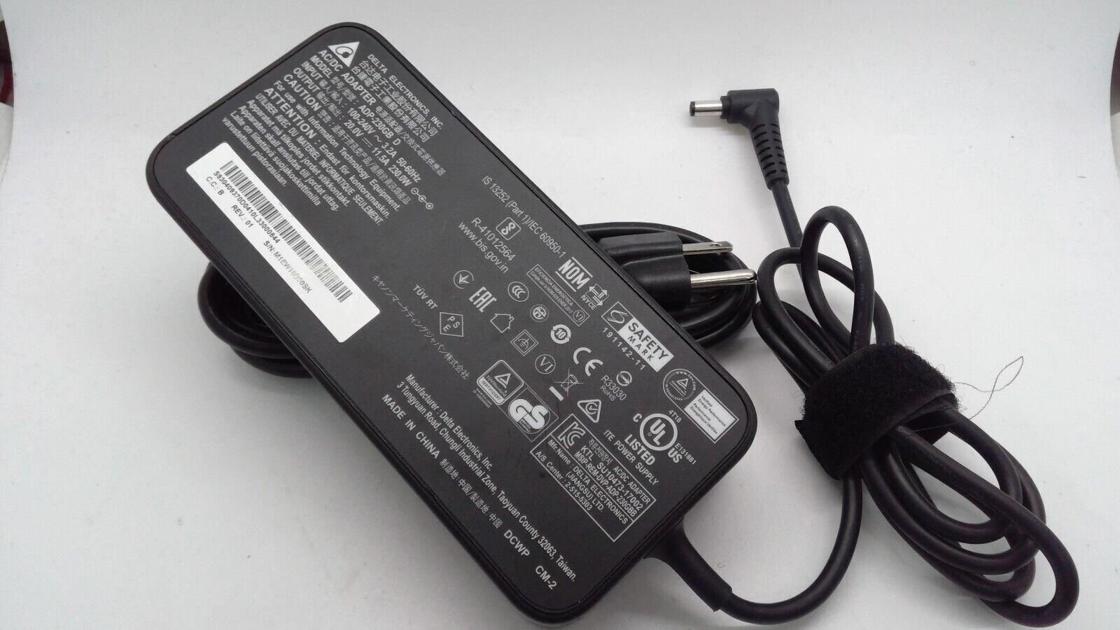 Delta 230W 20V 11.5A AC Adapter for MSI GS66 Stealth 10UH/RTX3080 ADP-230GB D