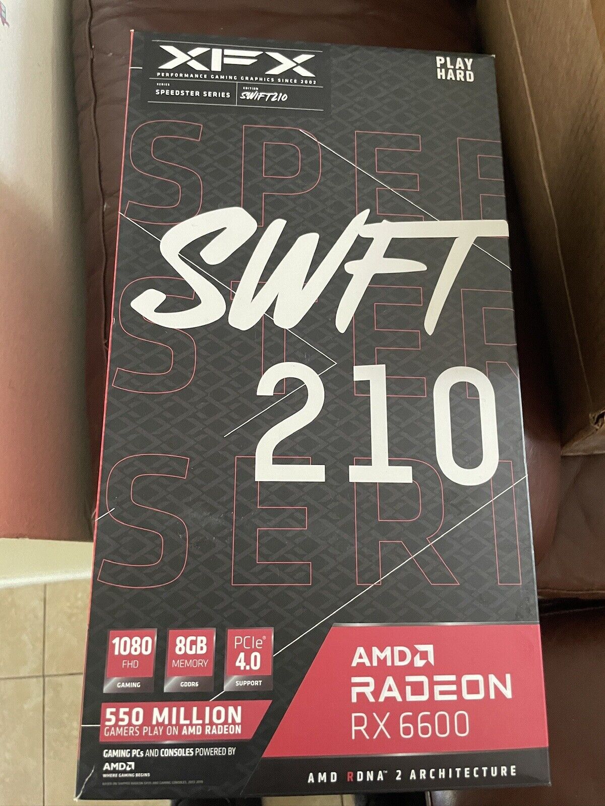 XFX Speedster SWFT 210 AMD Radeon RX 6600 Core Gaming 8GB GDDR6 Graphics Card