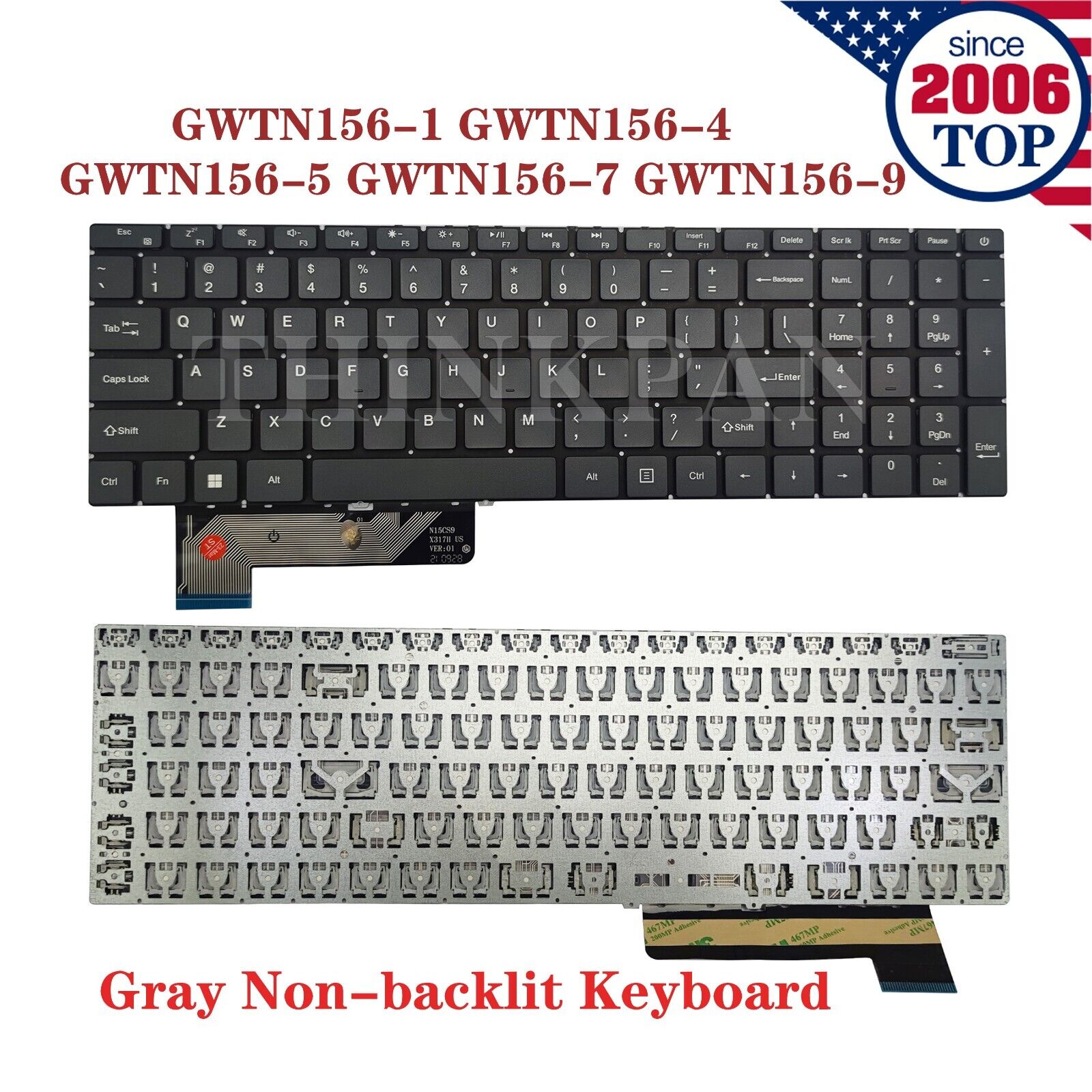 US Keyboard for Gateway GWTN156-1 GWTN156-4 GWTN156-5 GWTN156-7 GWTN156-9