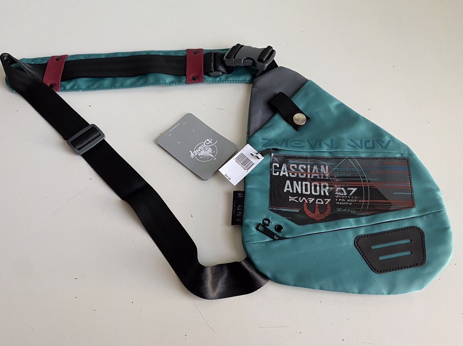 Disney Parks Star Wars Cassian Andor Cross Body Bag With Lenticular Screen NEW