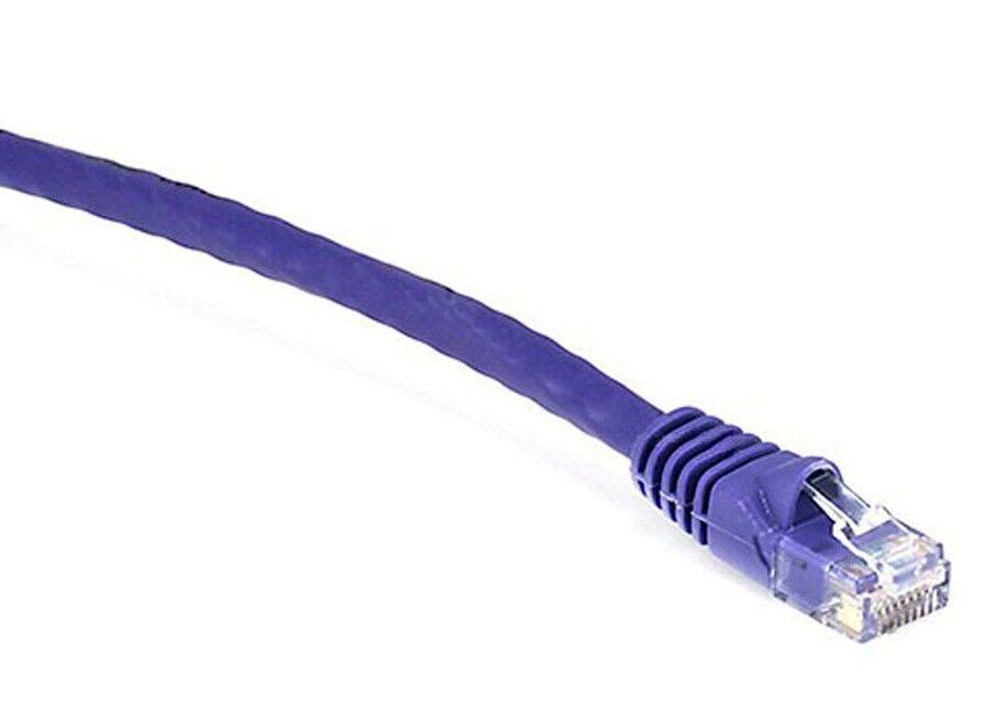 25 PACK LOT 50FT CAT6 Ethernet Patch Cable Purple RJ45 550Mhz UTP 15M