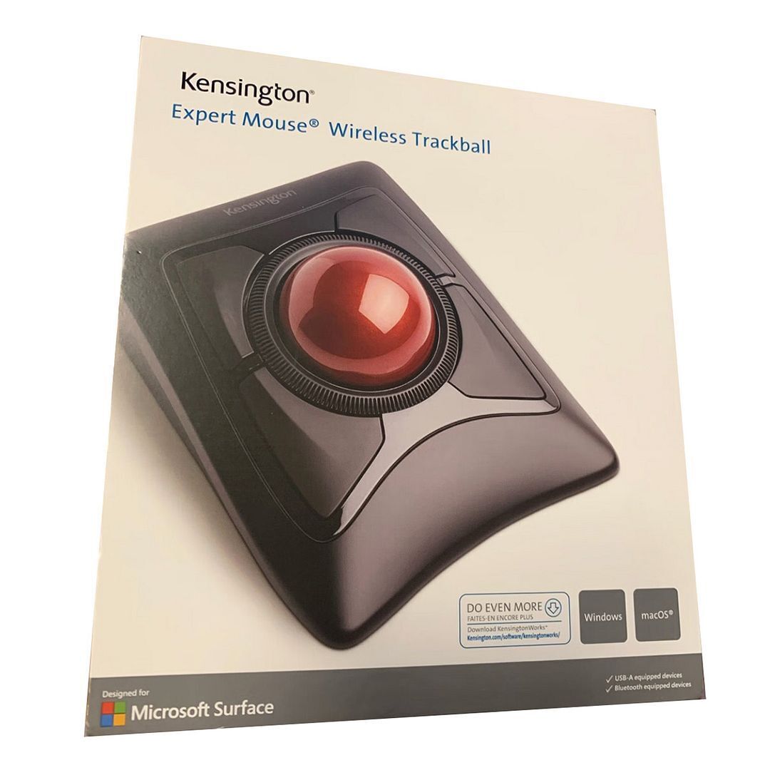 Kensington K72359WW Expert Mouse Wireless Trackball Mouse (Black)