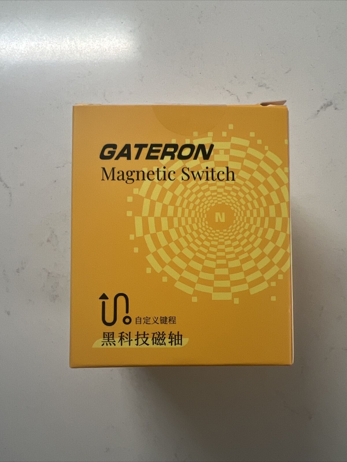 GATERON KS-20 Dual-rail Magnetic Orange Switch Set  