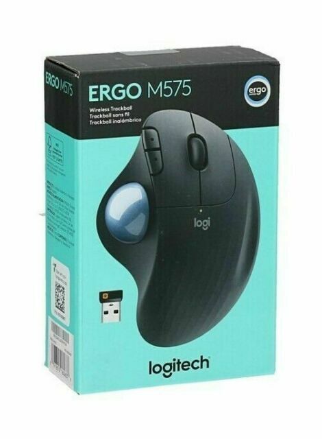 Logitech ERGO M575 (910-005869) Wireless Trackball Mouse - Black