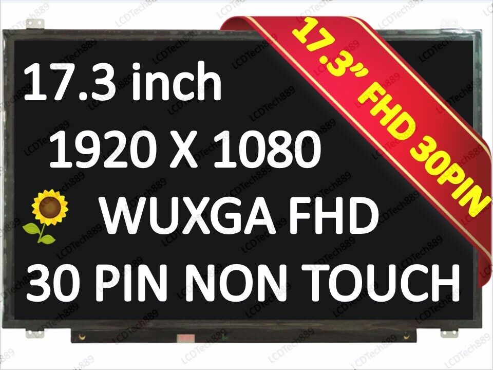 New LCD Screen for LP173WF4(SP)(F4) FHD 1920x1080 Matte Display 17.3