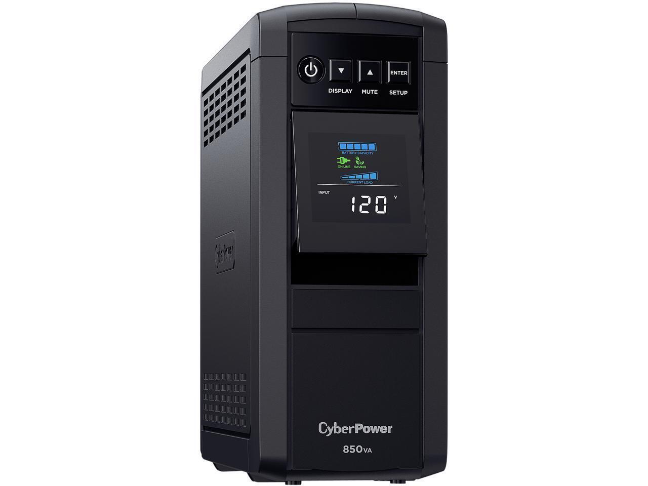 CyberPower CP850PFCLCD PFC Sinewave UPS 850 VA 510 Watts PFC