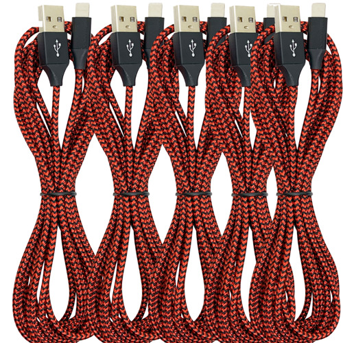 5X Bulk Lot 6Ft 10Ft USB Charger Charging Cable Cord For iPhone 11 XR 8 7 6 iPad