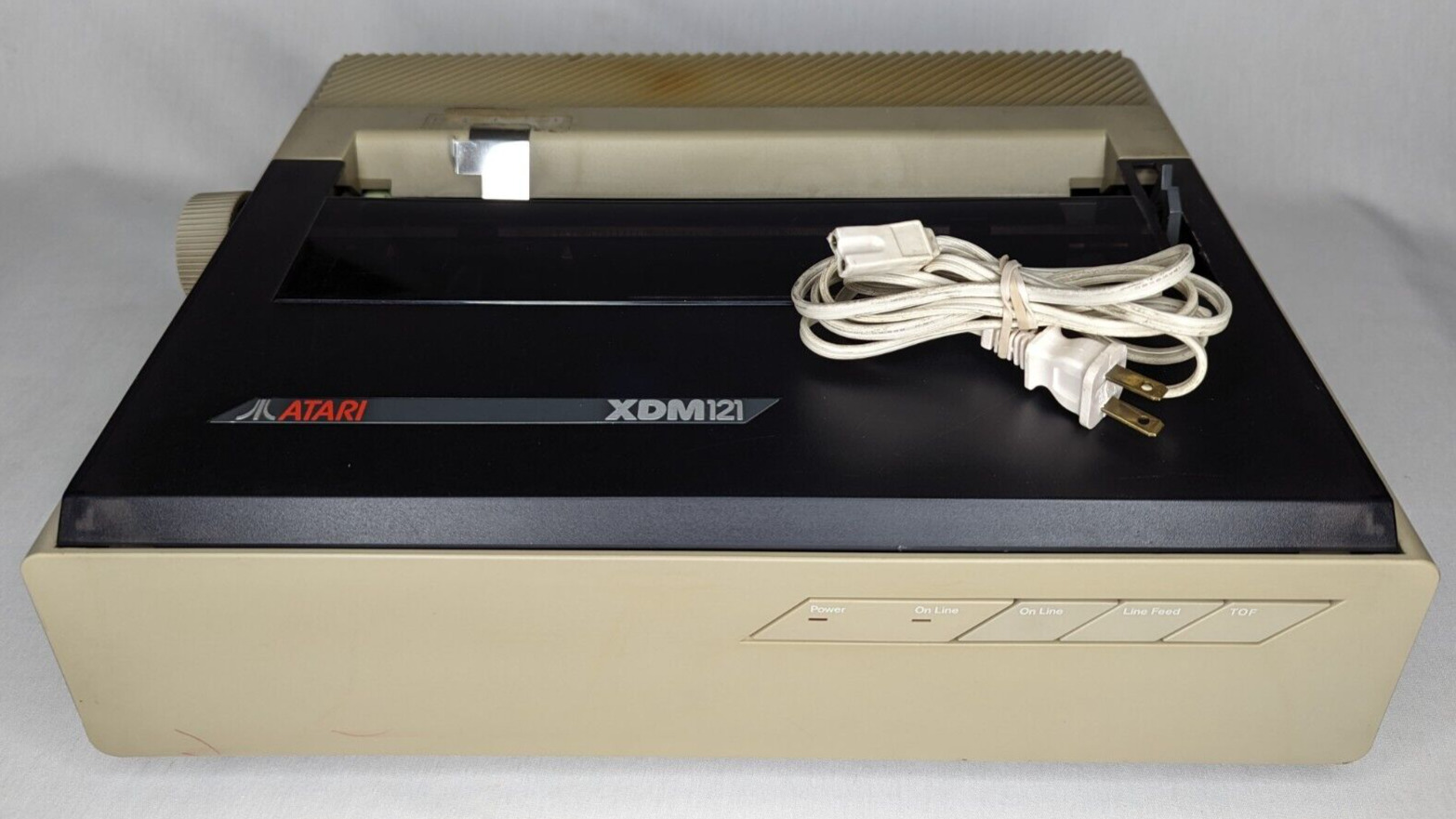 Atari XDM121 Daisy Wheel Printer - Untested fully, sold as is