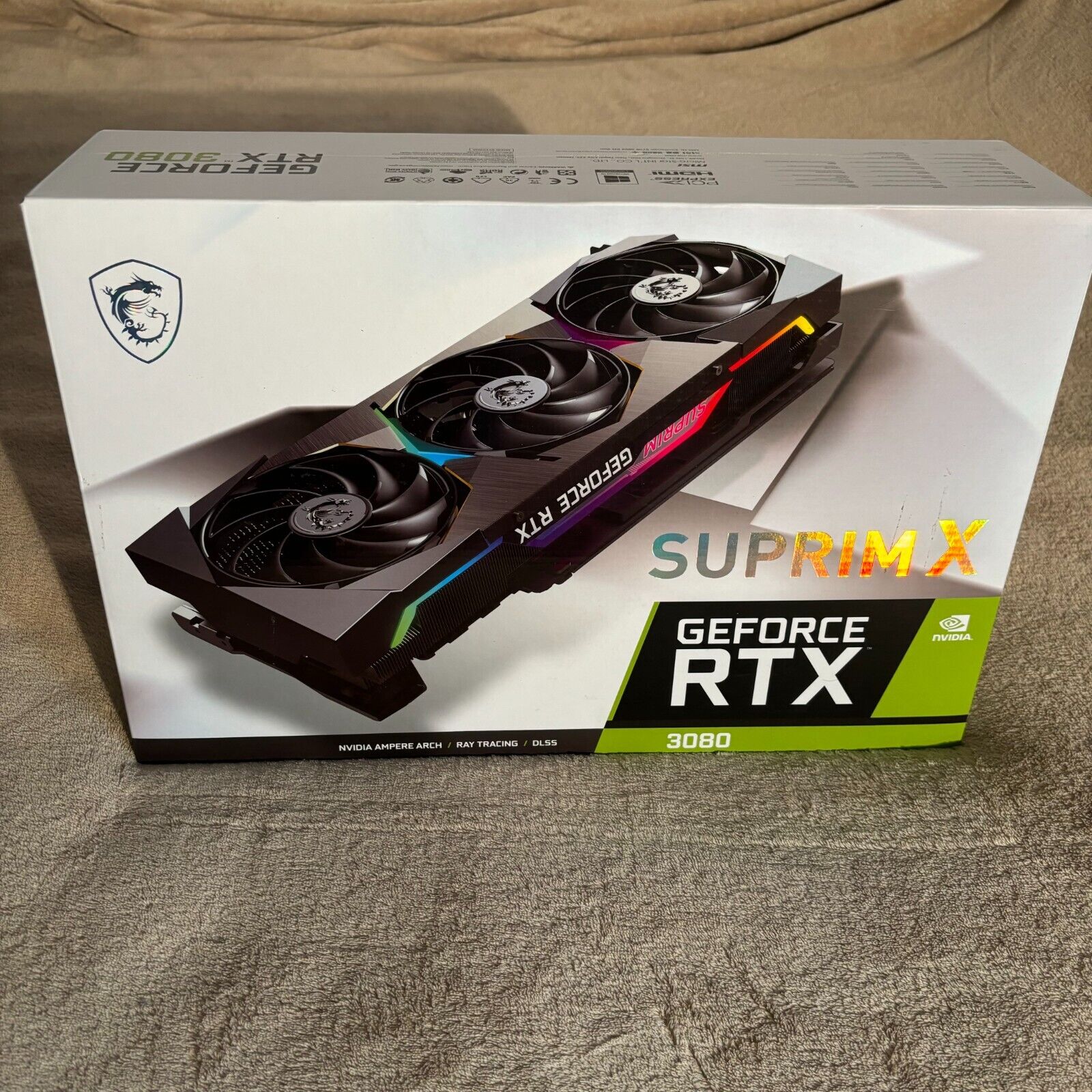 MSI GeForce RTX 3080 10GB Suprim X Graphics Card