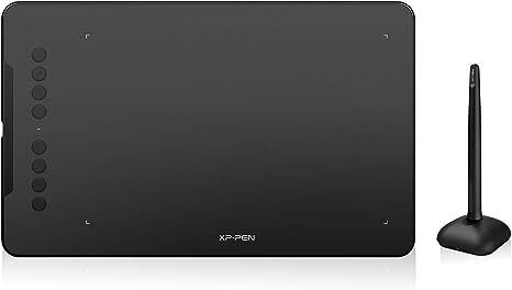 XP-Pen Deco 01 V2 Drawing Tablet 10x6.25 Inch Graphics Digital - BLACK