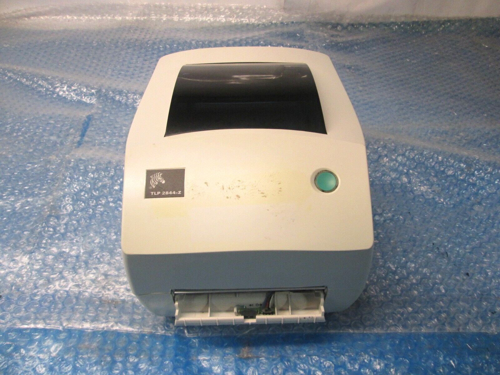 Zebra TLP 2844-Z Thermal Label Printer Transfer NO AC ADAPTER UNTESTED.