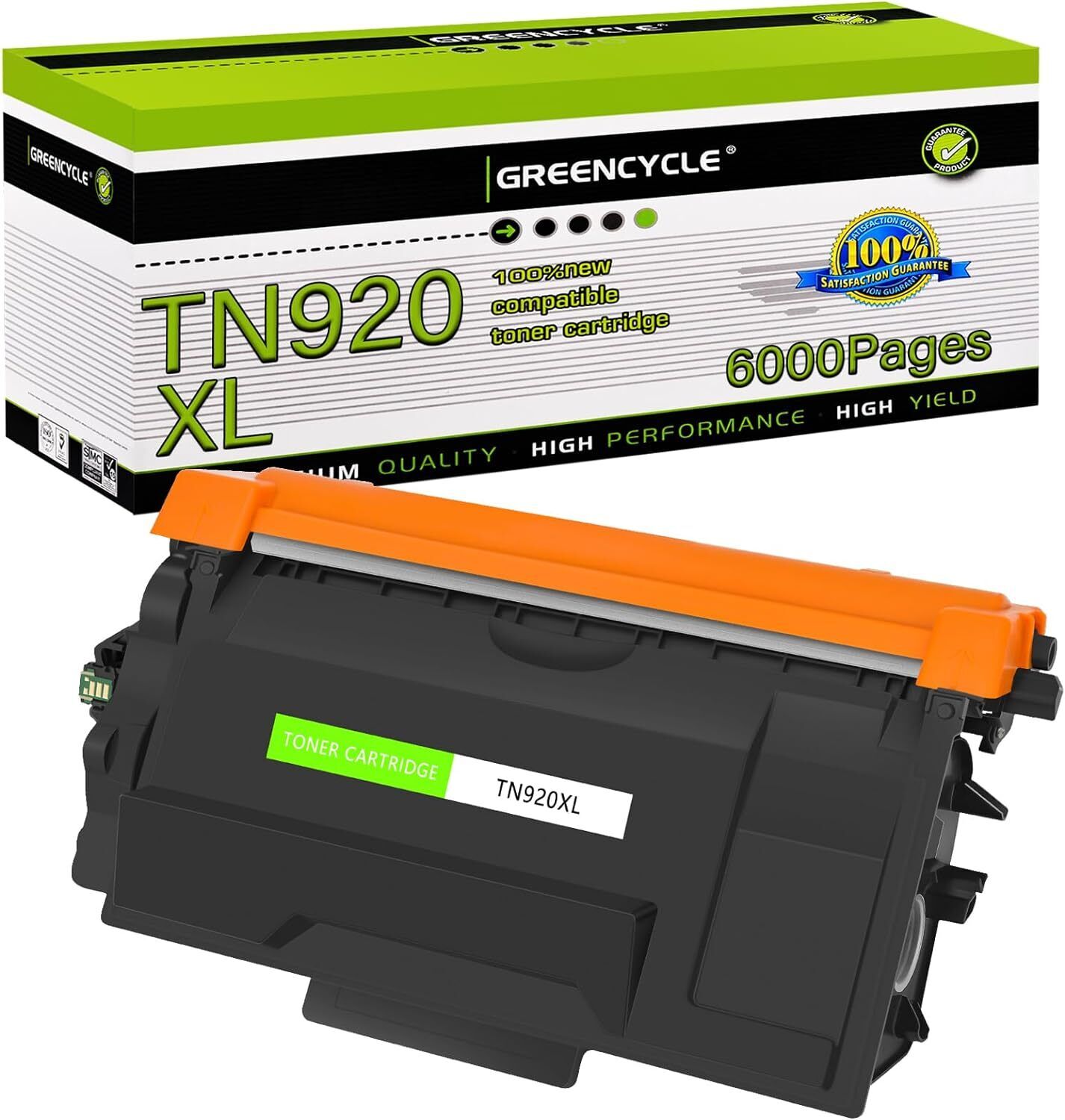  1-4PK TN920 TN920XL Toner Cartridge for Brother HL-L6210DW HL-L5210DW HLL5215DW