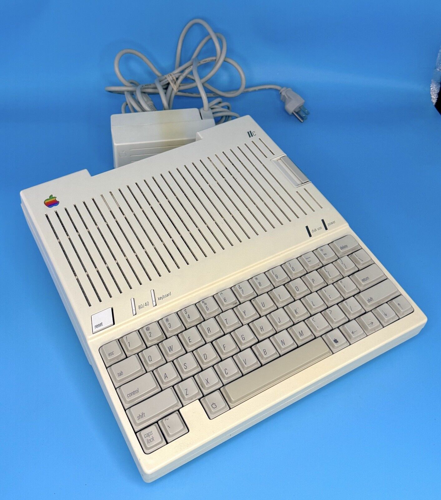 Apple IIc A2S4000 ROM 255 with Power Supply – Tested & Working