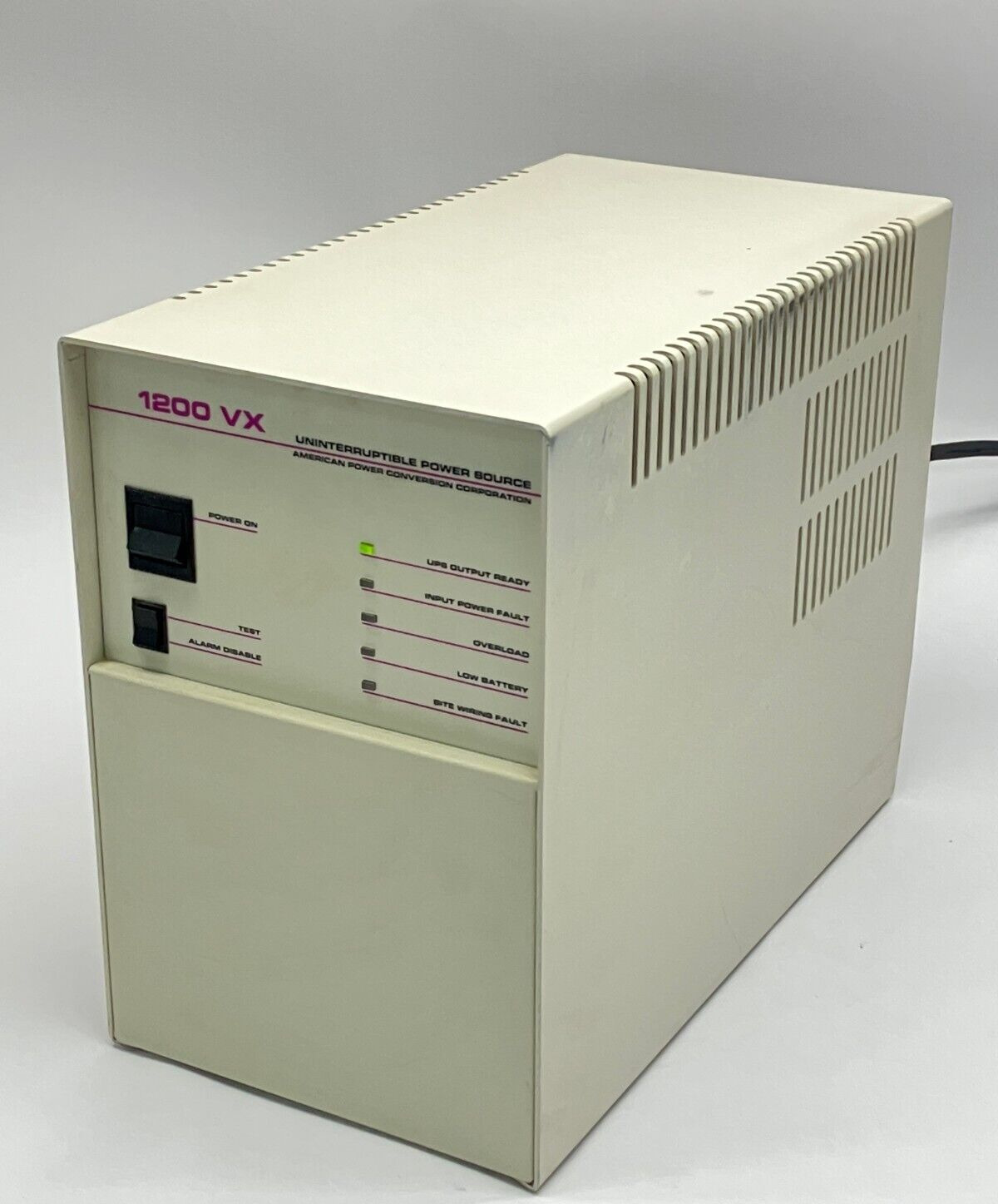 APC 1200VX Uninterruptible Power Supply 120V 1000W