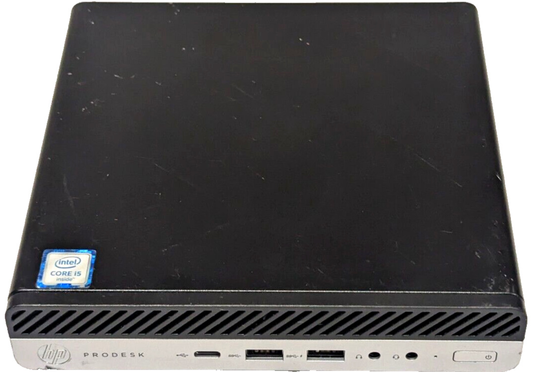 HP ProDesk 600 G3 Mini : Intel Core i5 6500T @ 2.5 Ghz, 8GB Ram, 128GB SSD