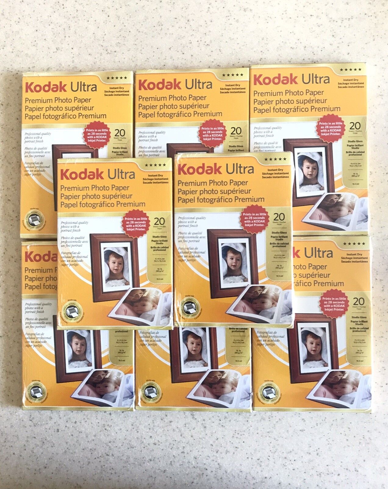 NEW SEALED Kodak Ultra Premium 4x6 160 Sheets Total Studio Gloss Photo Paper