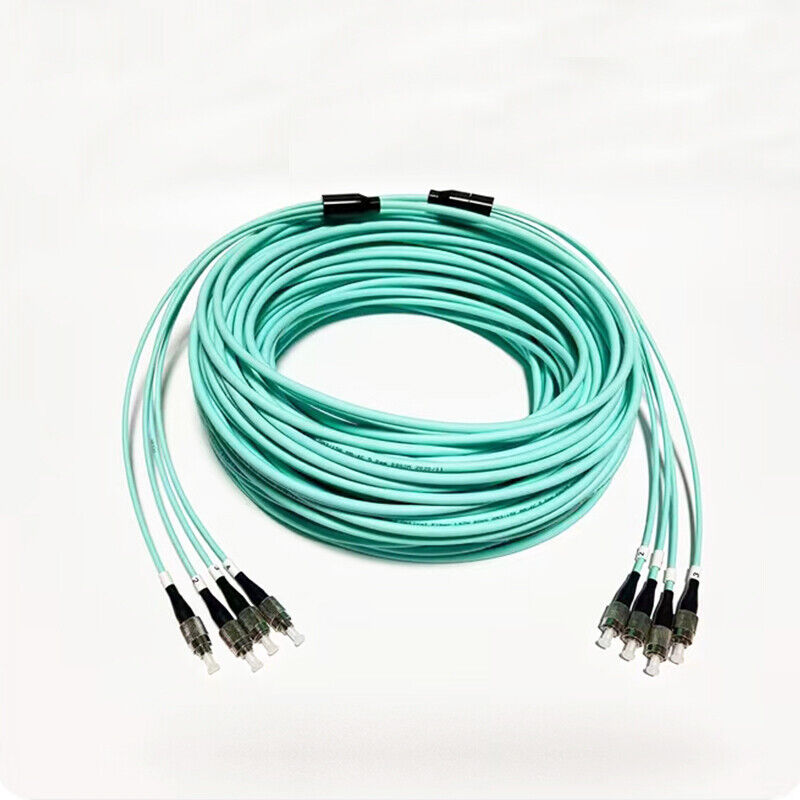 120~500M 4 Core LC-LC/FC/ST/SC MM OM3 10G 50/125 Armored Fiber Optic Patch Cable