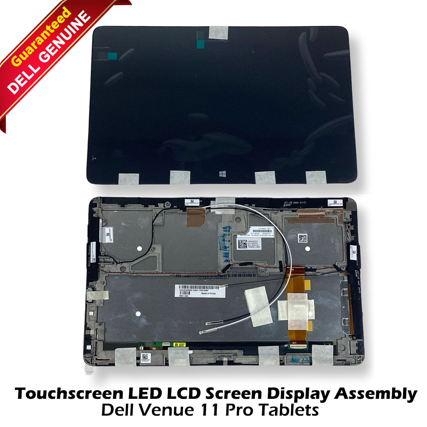Lot x 3 New Dell Venue 11 Pro 7130 7139 Tablet Touch LCD Screen Display XGRM5