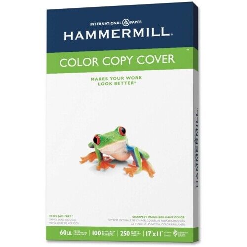 Hammermill Premium Color Copy Cover, 100 Bright, 60Lb, 17 X 11, 250/Pack