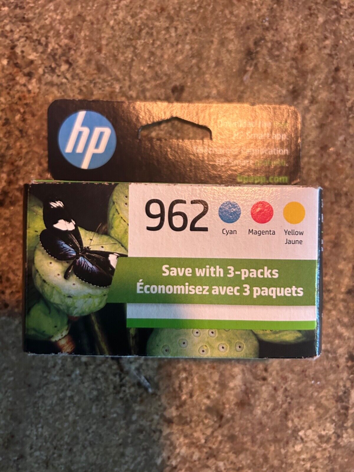 HP 962 3-Pack Ink Cartidge