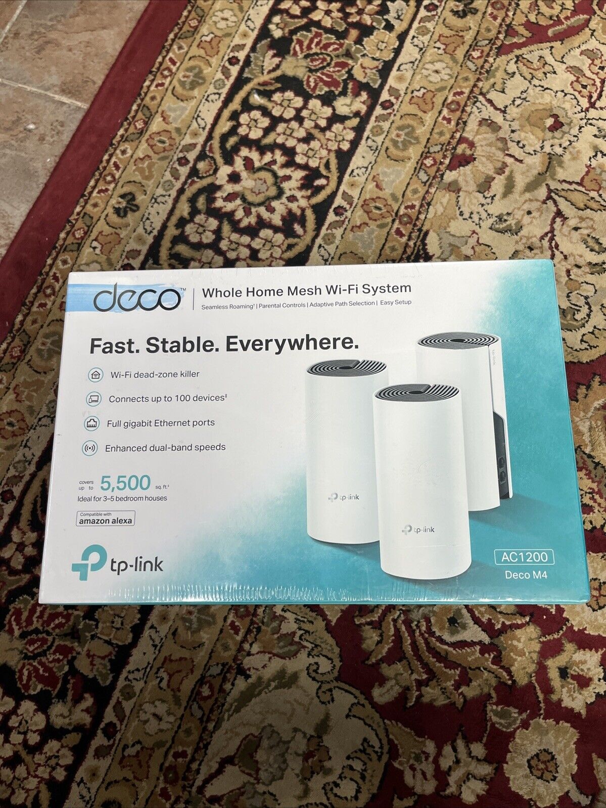 BRAND NEW TP Link Deco M4 AC1200 (3-Pack) Wi-Fi System 