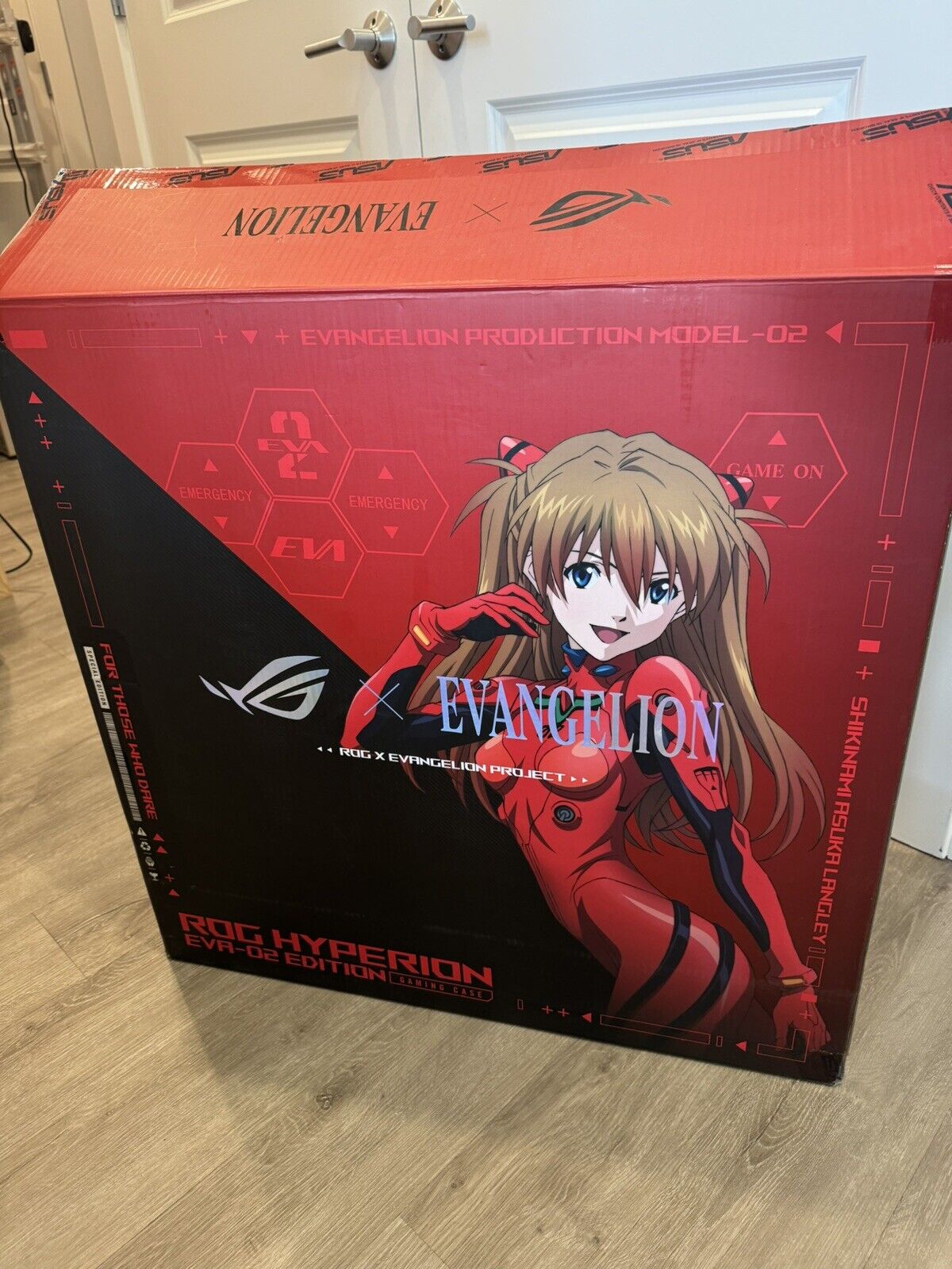 Used/MINT ROG Hyperion EVA-02 Edition Evangelion PC Gaming Case