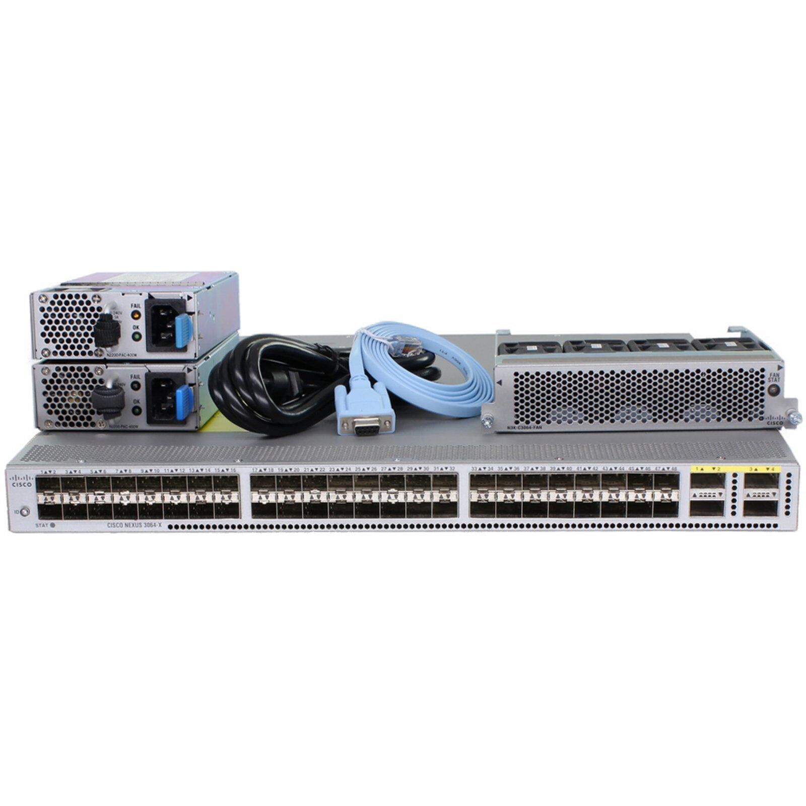 Cisco Nexus N3K-C3064PQ-10GX 48P 10GbE SFP+ 4P QSFP+ Switch (Fair)