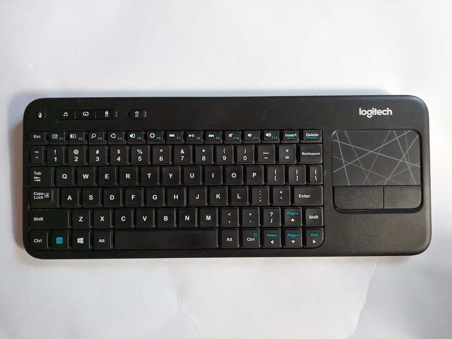 Logitech K400R Wireless Touch Keyboard with Touchpad (NO RECEIVER) (FRENCH CH...