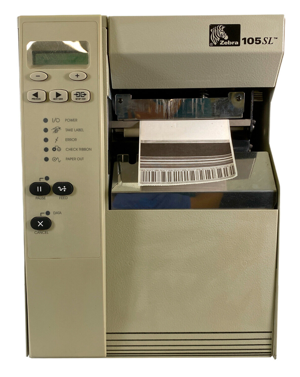 Zebra 105SL Thermal Transfer Industrial Label Printer Serial Parallel Zebra Fw