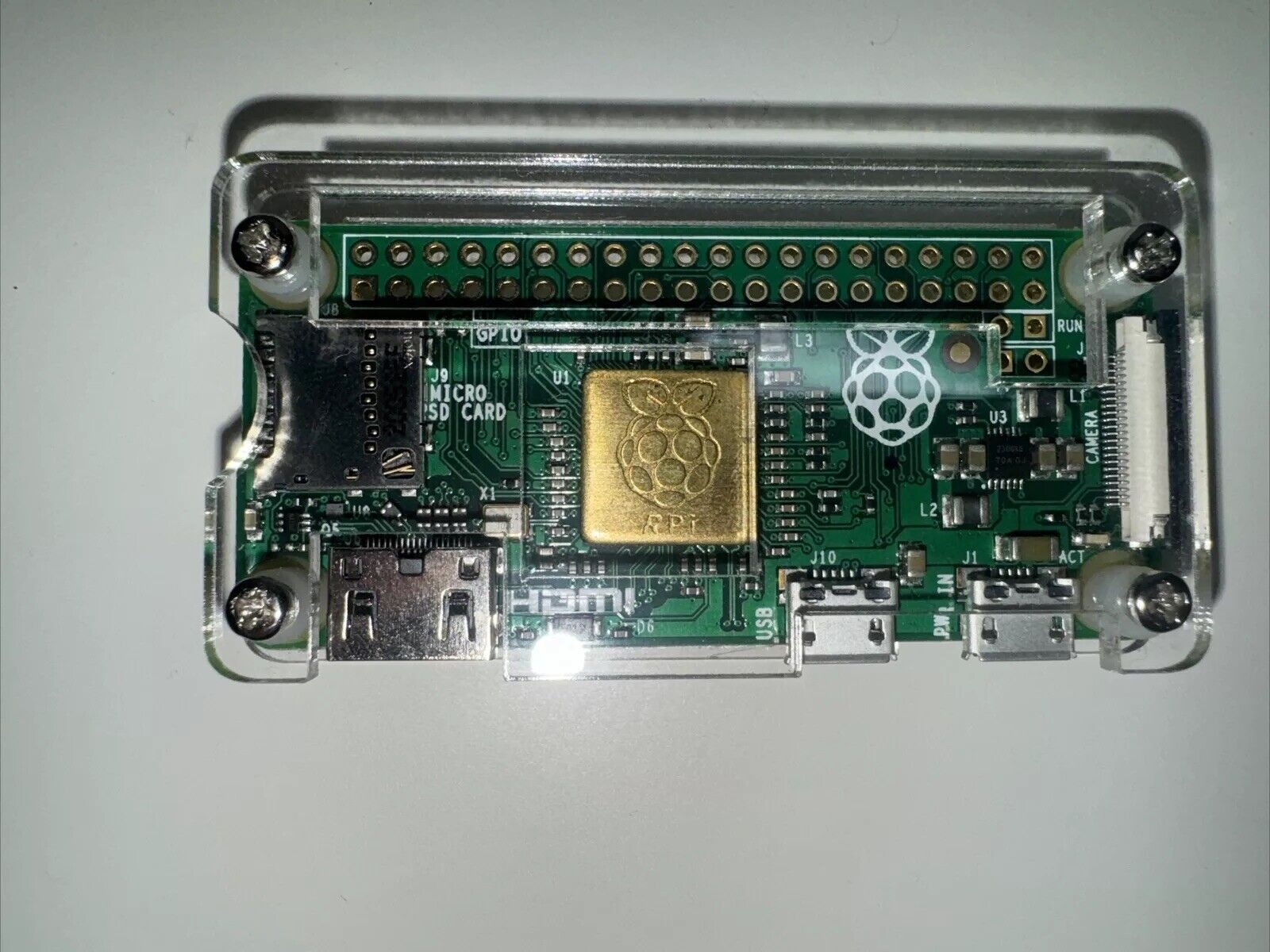 Raspberry Pi Zero With Case & Heat Sync - Used, Undamaged