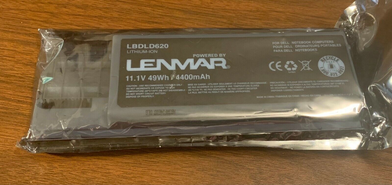 Lenmar Battery for Dell Laptop Computers - style LBDLD620 - new old stock
