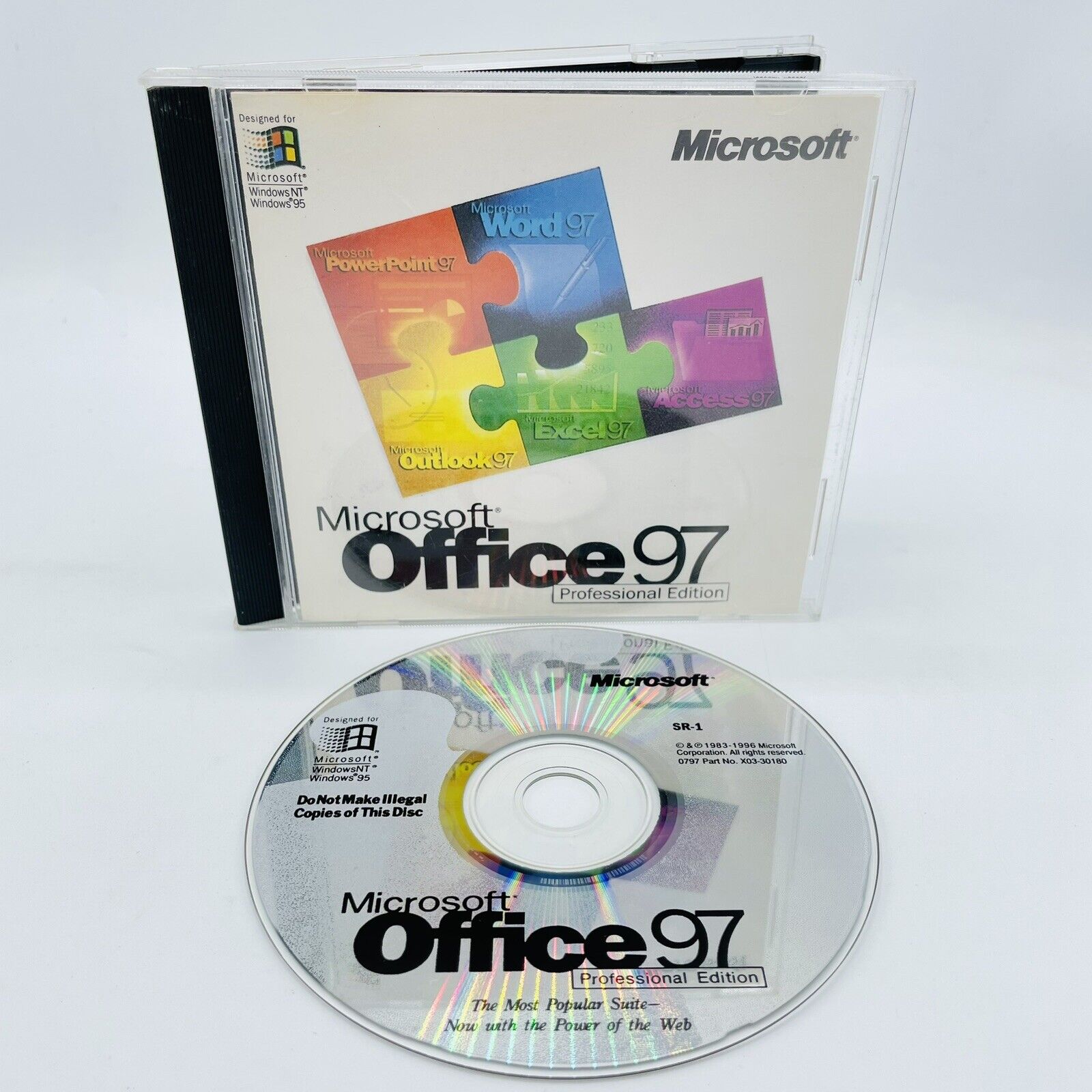 Microsoft Office 97 Professional Edition with CD Key, Windows 95 NT, TESTED