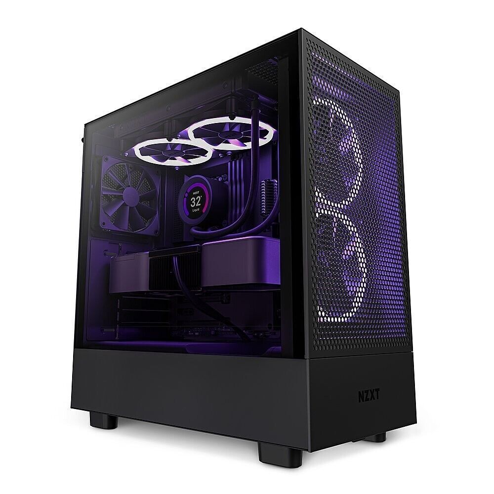 NZXT H5 Flow Mid Tower Case - Black