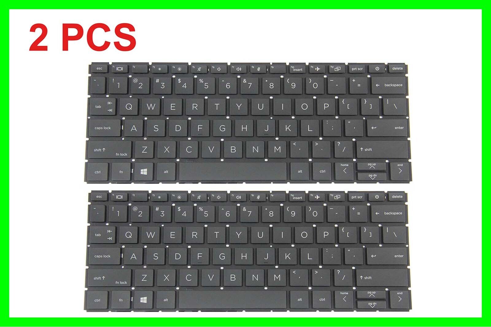 2pcs Durable US Keyboard for HP EliteBook 830 G7, 835 G7, 830 G8 without backlit