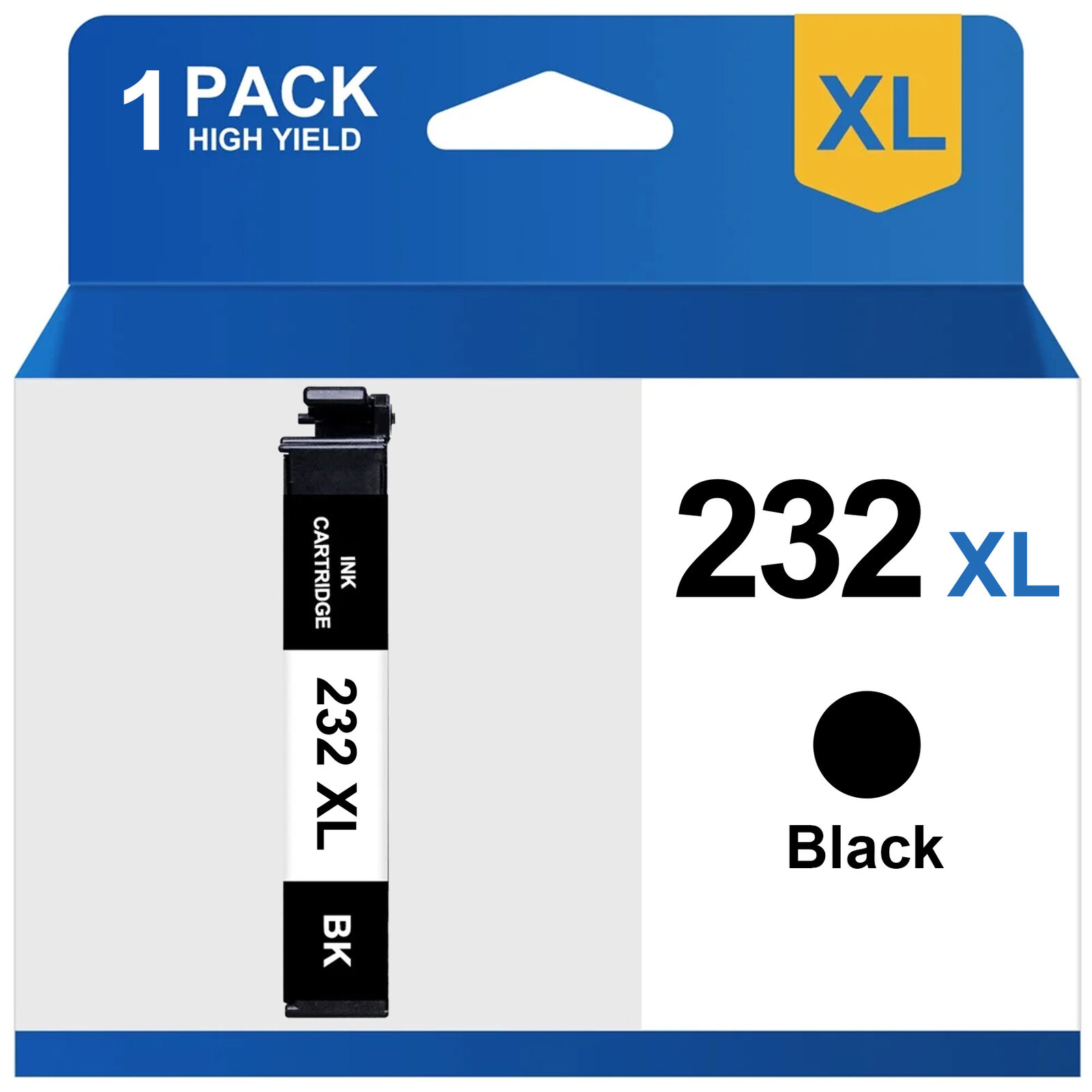 232XL BK Color Ink Cartridge Replacement for Epson WorkForce WF-2950 XP-4205