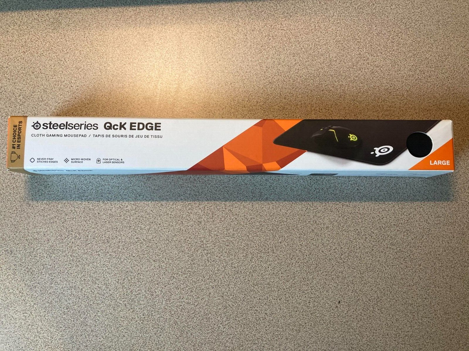 SteelSeries QCK Edge Large Mouse Pad 63823 Black open box very good condition