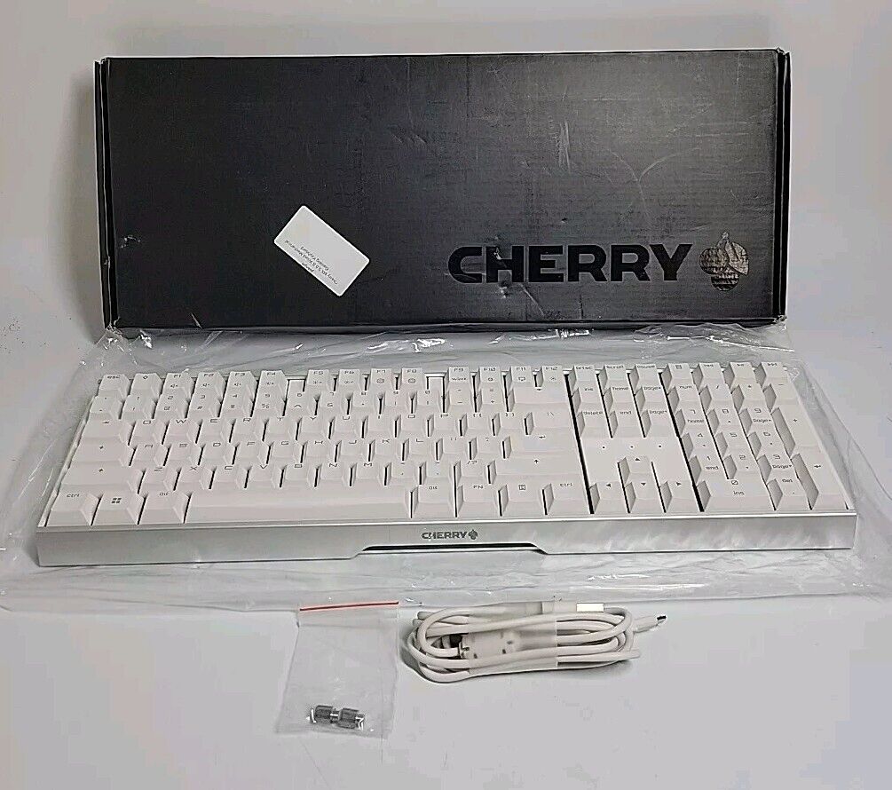 CHERRY MX Board 3.0 S RGB USB Corded Mechanical Gaming Keyboard White G80-3874
