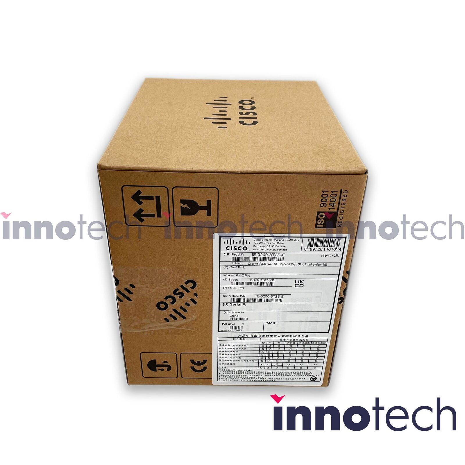 Cisco IE-3200-8T2S-E Catalyst IE-3200-8T2S Rugged Switch New Sealed