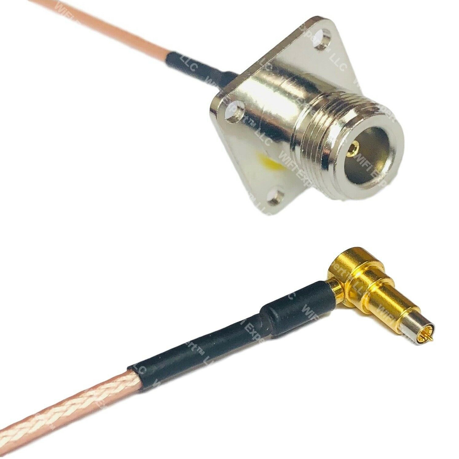 RG316 N FLANGE FEMALE to MS-156 MALE ANGLE Coaxial RF Cable USA-US