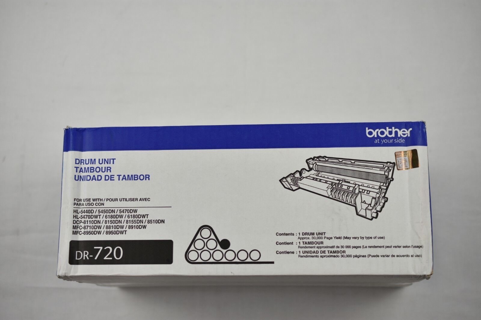 Brother DR720 Standard Drum Cartridge Genuine HL-5440D BRAND NEW IN OPEN BOX
