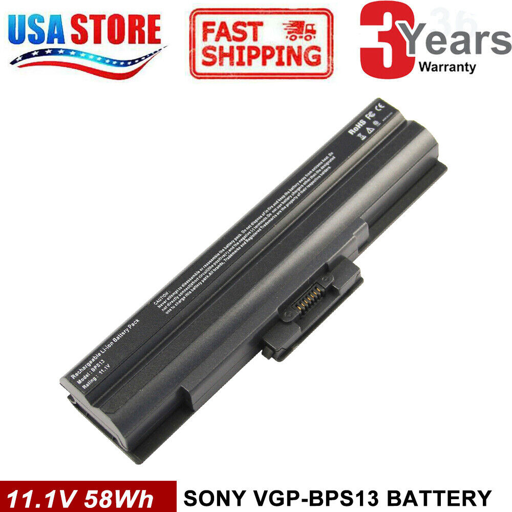 Battery For Sony VAIO PCG-3G6L PCG-3H1L PCG-3H2L PCG-7182L PCG-3F4L PCG-7184L