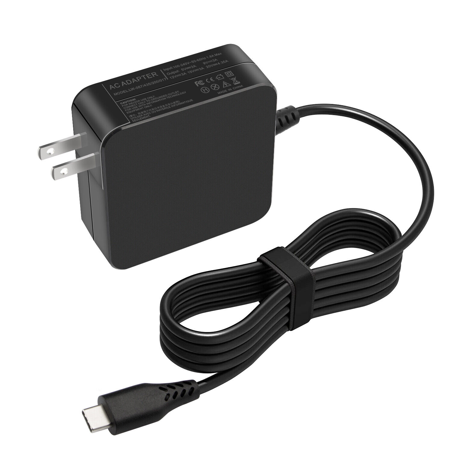 90W USB C Type-C AC Adapter Charger for Lenovo Thinkpad IdeaPad 720 Yoga 370