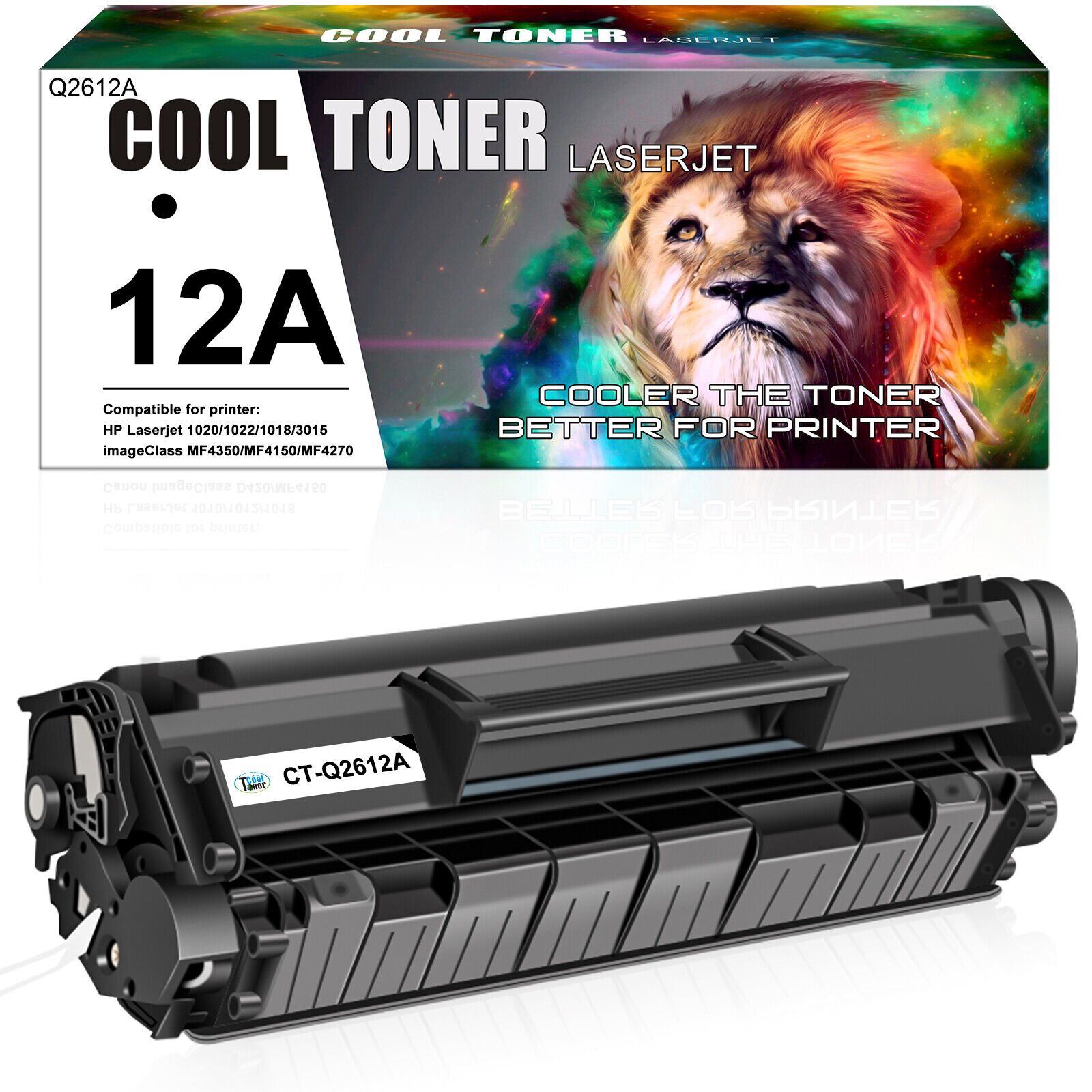 Q2612A Toner Cartridge Compatible with HP 12A Laserjet 1020 1010 1012 1018 1022