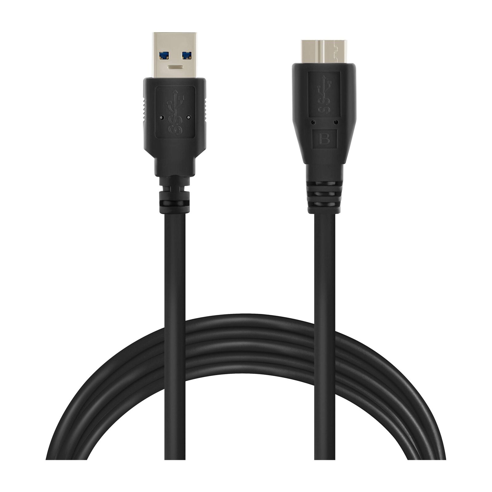 20ft USB Type A 3.0 to Micro-B SuperSpeed Compatible with Samsung Galaxy, Tos...