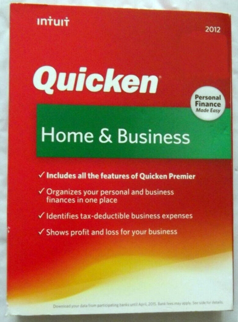 Quicken Personal Finances Home & Business 2012 | Windows PC