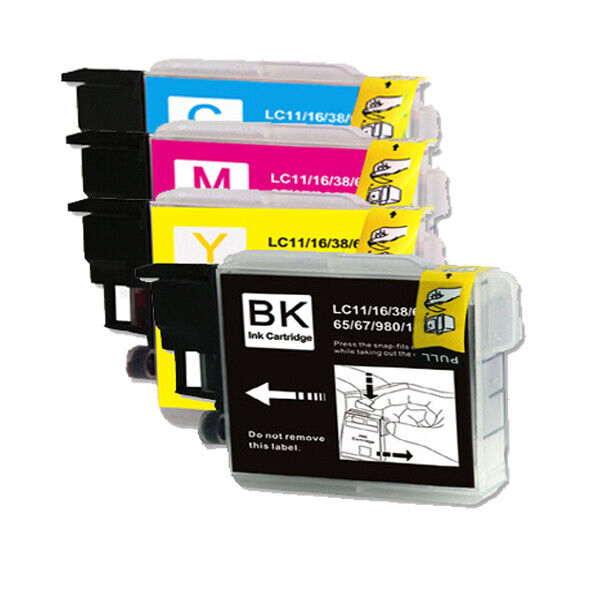 Printer Ink cartridges fits Brother LC61 MFC-490CW MFC-495CW MFC-J410W MFC-J265W