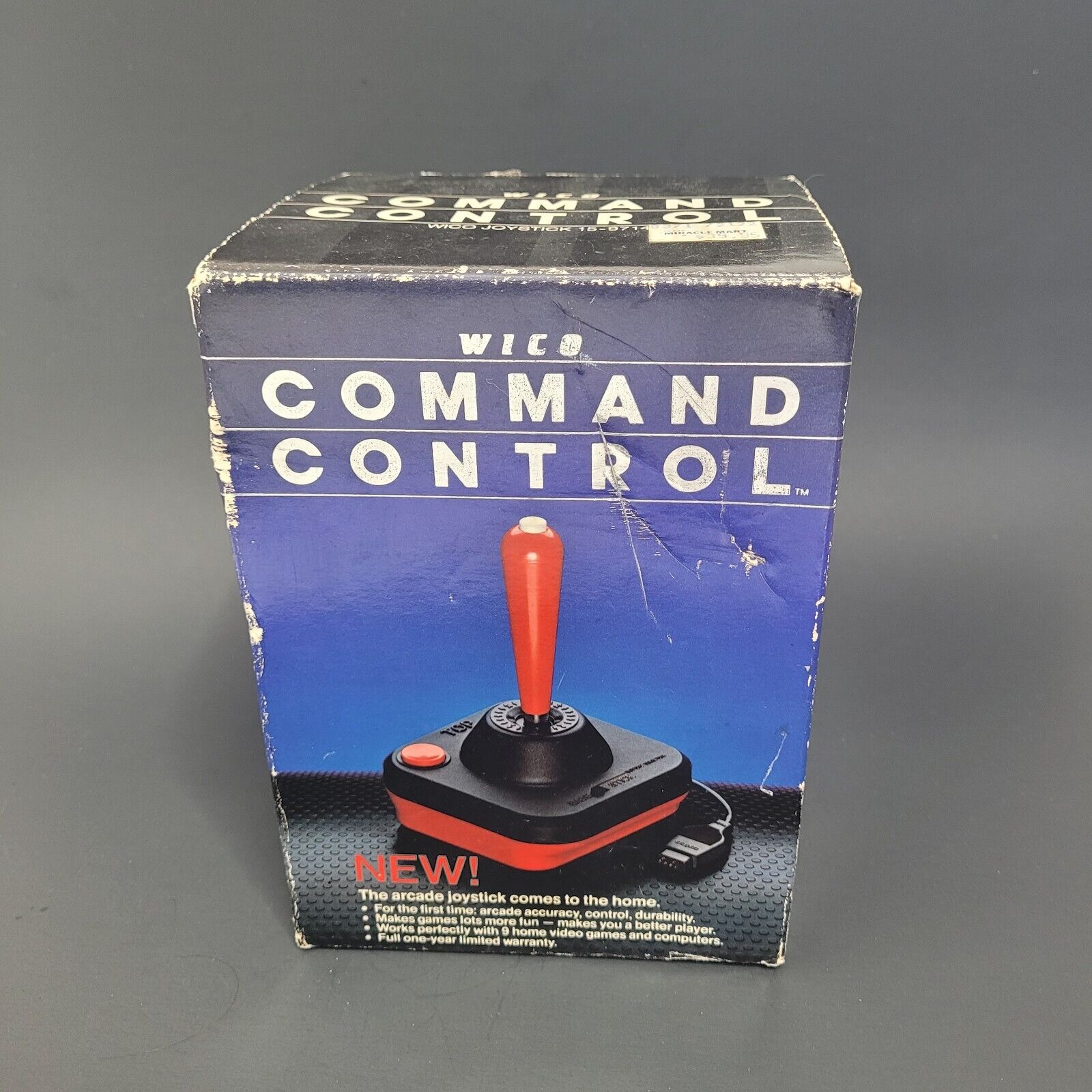 Vintage 1982 Wico Arcade Joystick Command Control Original EMPTY BOX