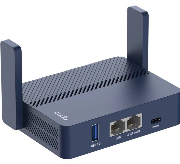 New Cudy AX3000 2.5G Pocket-Sized Wi-Fi Travel Router/ Extender/Repeater TR3000.