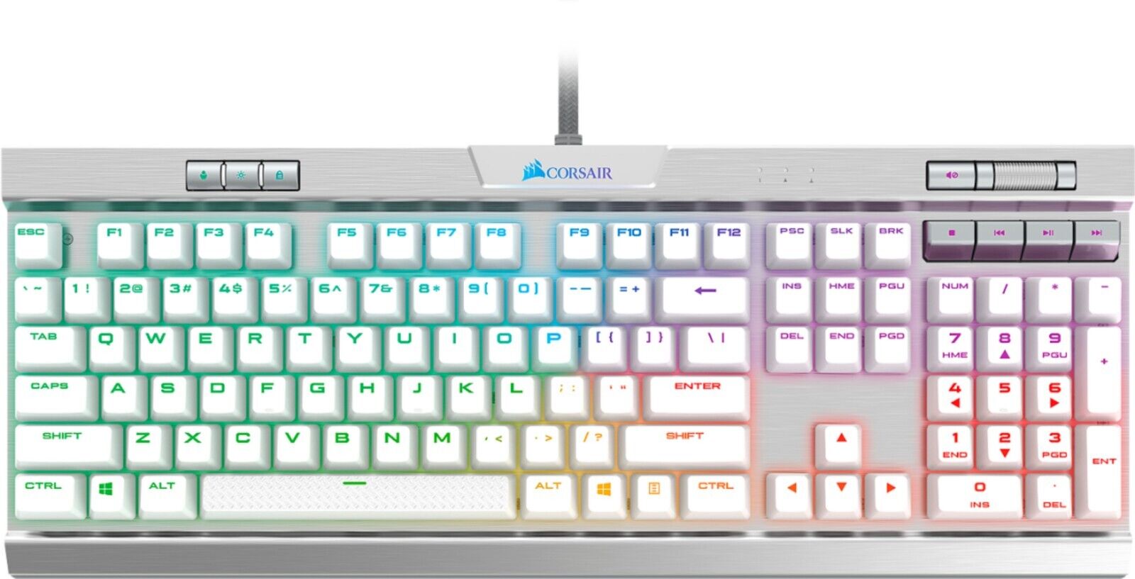 Corsair K70 SE CH-9109114 Silver Cherry MX Speed MK2 Wired Gaming Keyboard